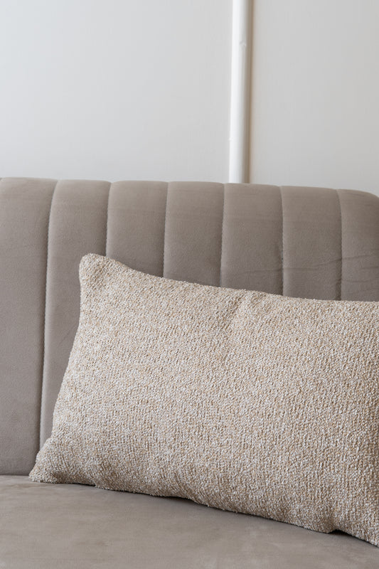 Light Beige Boucle cushion cover boho Scandinavian zen minimal