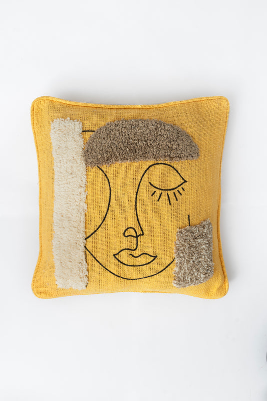 yellow cushion